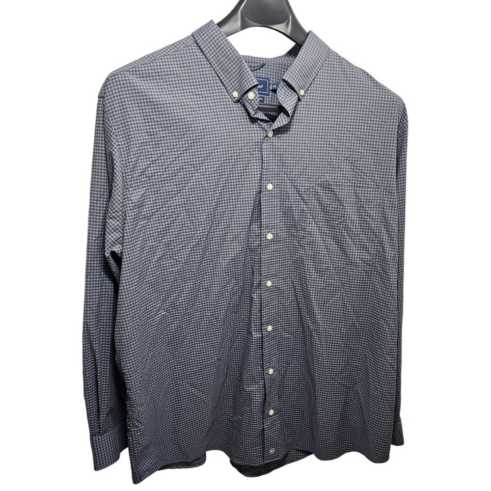 Vineyard Vines Performance Classic Fit Tucker Shirt Gingham Long Sleeve 2XB